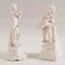 Antique Biscuit Porcelain Statues from Capodimonte-Napoli, Set of 2 1