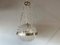 German Space Age Glass Ball Pendant Lamp, 1970s, Image 1