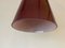 Danish Purple Glass Cone Ceiling Lamp, 1960s 12