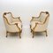 Antique French Gilt Wood Sofas, 1950s, Set of 2, Image 3