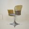 German Sculptural Silver & Beige Fiberglass Armchair, 1957 1