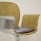 German Sculptural Silver & Beige Fiberglass Armchair, 1957, Image 4