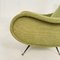 Marco Zanuso Style Italian Green Cord Armchair, 1952 11