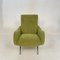 Marco Zanuso Style Italian Green Cord Armchair, 1952 2