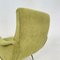 Marco Zanuso Style Italian Green Cord Armchair, 1952 12