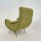 Italienischer grüner Marco Zanuso Style Sessel aus Kordel, 1952 17