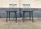 Petrol Blue J77 Chairs by Folke Pålsson for FDB, 1963, Set of 2 1