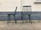 Petrol Blue J77 Chairs by Folke Pålsson for FDB, 1963, Set of 2 3