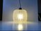 Glass Ceiling Lamp with Diamond Pattern from Vitrika, 1960s 2