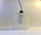 Glass Ceiling Lamp with Diamond Pattern from Vitrika, 1960s 8
