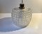 Glass Ceiling Lamp with Diamond Pattern from Vitrika, 1960s 10