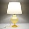 Italian Opaline Murano Glass Table Lamp, 1960s 3