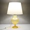 Italian Opaline Murano Glass Table Lamp, 1960s, Image 3