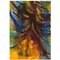 Edera Lysdal, guazzo su cartone, Pittura modernista astratta, fine XX secolo, Immagine 1