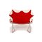 Antibodi Red & White Lounge Chair from Moroso 10