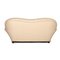 Cream Colored Leather & Wood 3-Seater Sofa from Nieri, Image 9