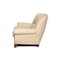 Cream Colored Leather & Wood 3-Seater Sofa from Nieri, Image 10