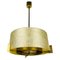 Mid-Century Brass Chandelier from Kaiser, 1960s, Image 1