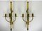 Mid-Century Modern Brass and Acrylic Glass Cinema Wall Lamps, 1950s, Set of 2, Image 2