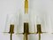 Mid-Century Modern Brass and Acrylic Glass Cinema Wall Lamps, 1950s, Set of 2 9