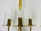 Mid-Century Modern Brass and Acrylic Glass Cinema Wall Lamps, 1950s, Set of 2, Image 9