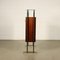 Bar Cabinet in Mahogany Veneer, Glass, Metal & Polyester, 1950s 12