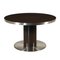 Table in Lacquered Wood & Chromed Metal, 1970s, Image 1