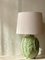 Lámpara de mesa de cerámica verde de Anna-lisa Thomson para Upsala-ekeby, años 40, Imagen 6
