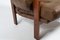 Swedish Modern Patchwork Leather Armchair with Ottoman, 1960s, Image 6