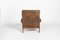 Swedish Modern Patchwork Leather Armchair with Ottoman, 1960s, Image 9