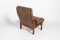 Swedish Modern Patchwork Leather Armchair with Ottoman, 1960s, Image 7