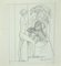 Leo Guida, The Sibyl, Pencil Drawing on Paper, 1970 1