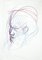 Leone Guida, Ritratto femminile, pastello e acquerello, anni '60, Immagine 2