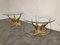 Brass Peacock Coffee Tables, 1970s, Set of 2 4