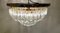 Vintage Brass and Crystal Chandelier from Novaresi, 1980s 6