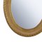Espejo estilo Regency neoclásico de madera dorada tallada a mano, años 70, Imagen 4
