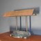 Lámpara de escritorio de banquero industrial de hierro fundido de Mitchell, Imagen 4
