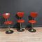 Vintage America Style Bar Stools, Set of 3 1