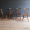French Handmade Chairs from Bordeauxs, Set of 4 9
