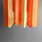 Orange and White Ceiling Lamp, 1960s 5