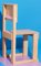 EASYDiA JR Terramare Pink Chair in Solid Chesnut by Massimo Germani Architetto for Progetto Arcadia, 2021 1