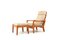Highback Lounge Chair & Ottoman by Jens-Juul Christensen for JK Denmark, 1970s, Set of 2 2
