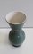 Mint Green Ceramic Vase with Yellow Dot Pattern from Jazba, 1950s 2