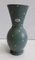 Vase Vert Céramique avec Motif à Motif Jaune de Jazba, 1950s 1
