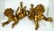 Italian Carved Wood Gilded Angels, Late 19th Century, Set of 2 1