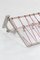 Aluminium Coat Rack with Red String, 1950s, Image 4