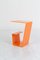 Small Orange Side Table, 2000s, Image 1