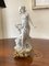Italienische Vintage Biskuitporzellan & Bronze Figur von Barbella 5