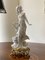 Figurine Biscuit Vintage en Porcelaine et Bronze par Barbella, Italie 1