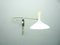 Metall & Messing Wandlampe von Cosack, 1950er 5